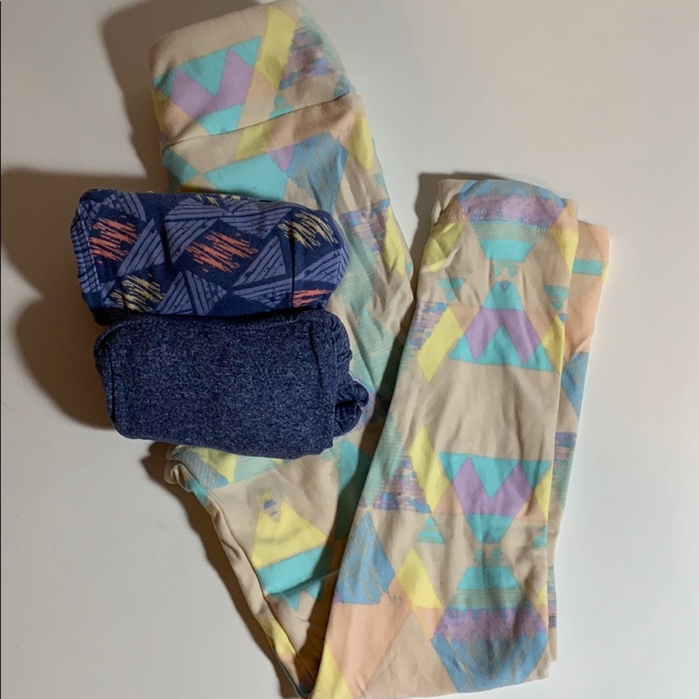 Lularoe little girls leggings size small/medium